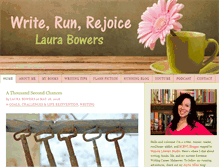 Tablet Screenshot of laurabowers.net